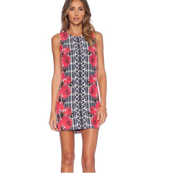 NBD Dresses & Skirts - NBD x The Naven Twins Twiggy Mini Dress in Rose Floral Print Size XS